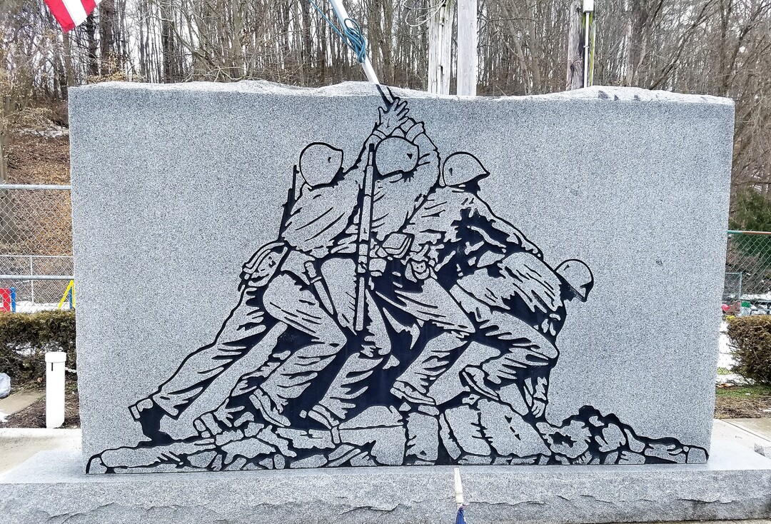 Close-up of Front of Iwo Jima Memorial Close-up of Front of Iwo Jima Memorial