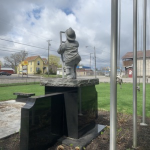 Marion County Firefighters Memorial Rear View