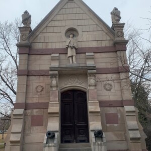 East Figure Full View, Soldiers and Sailors Memorial Chapel