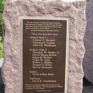 Aeschliman Memorial left stone.JPG