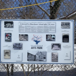 Boardman Arts Park Informational Sign