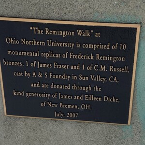 Remington Walk Plaque