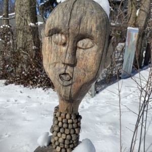 Ash Man Face Close Up