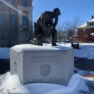 Full View of Union County Law Enforcement Memorial