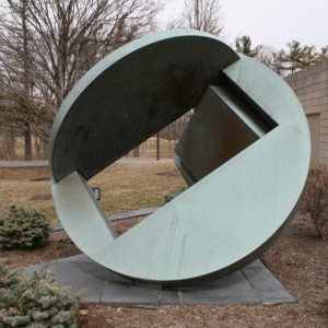 Folded Circle Two Squares 2014.JPG