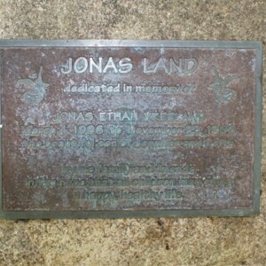 Jonas Land plaque.JPG