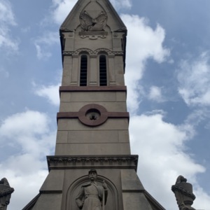 West Figure and Bell Tower, Soldiers and Sailors Memorial Chapel